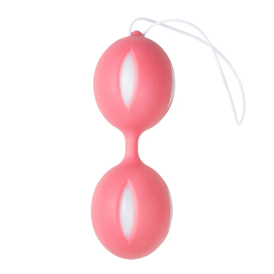 Bolas Kegel Suelo Pélvico Wiggle Doble Rosadas Silicona-Salvaje Sex Store