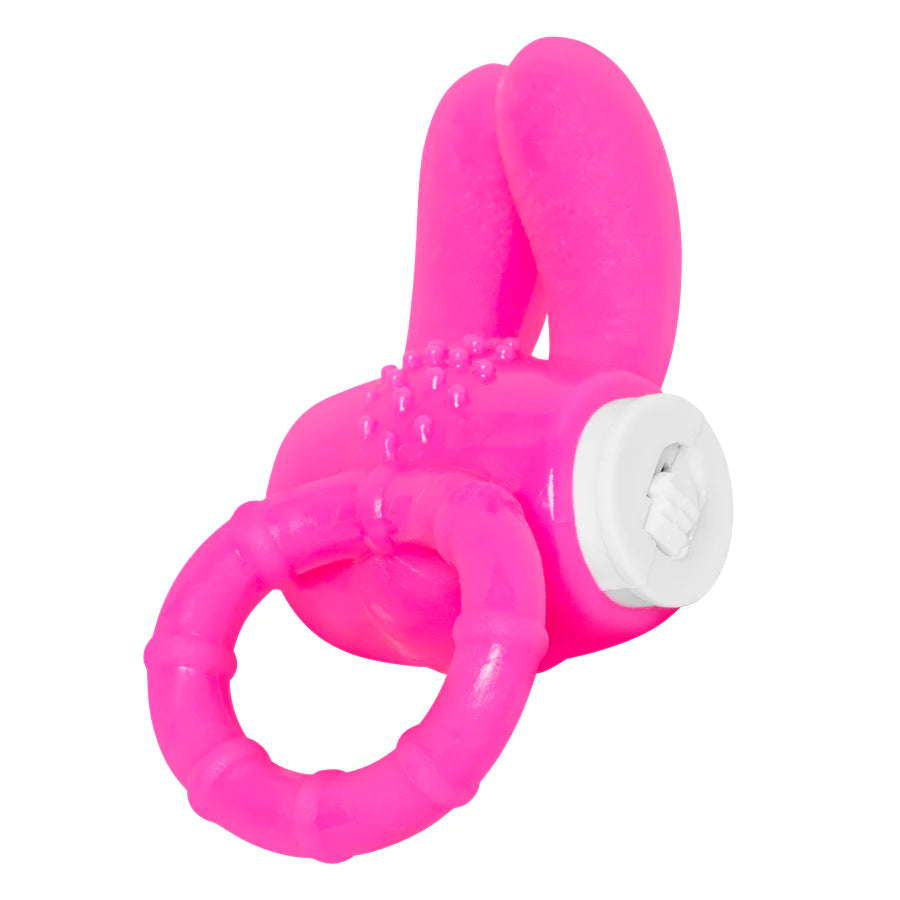 Rabbit Vibrating Cock Ring MY-887 Black Power-Anillos para pene-Salvaje Sex Store