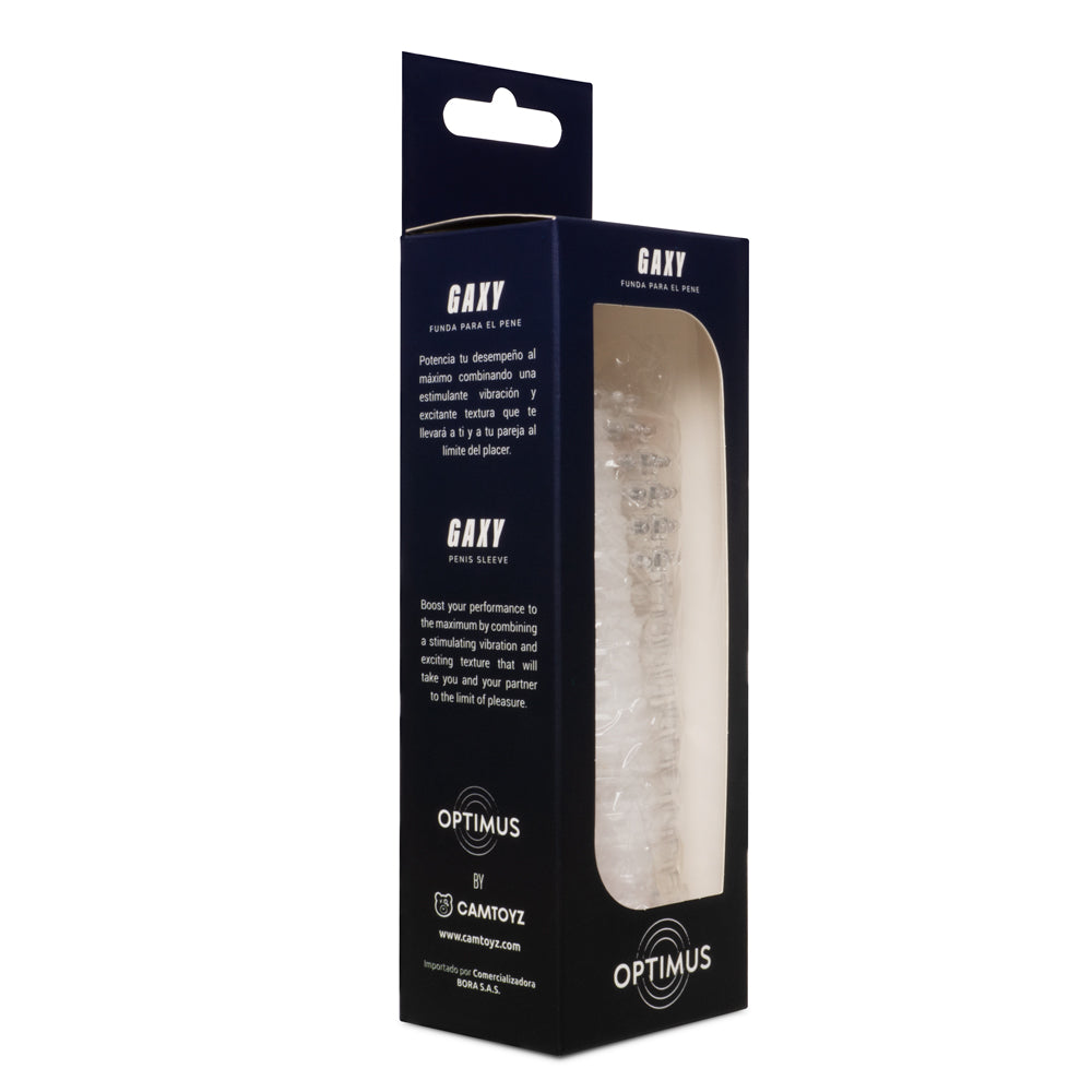 Funda para Pene Gaxy: Lujo Texturizado y Dominio Elegante del Placer en Pareja.