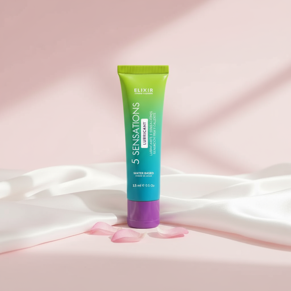 Lubricante 5 sensaciones lifestyle elegante - Salvaje Sex Store Bogotá