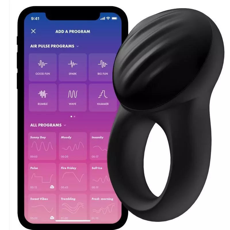 Satisfyer Anillo Vibrador Signet Ring Con App Salvaje Sex Store