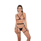 Conjunto Lencería Dalila Lerot Negro SM - Salvaje Sex Store-sex-shop-bogota