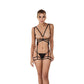 Conjunto Llona Lerot Negro S/M - Salvaje Sex Store-sex-shop-bogota