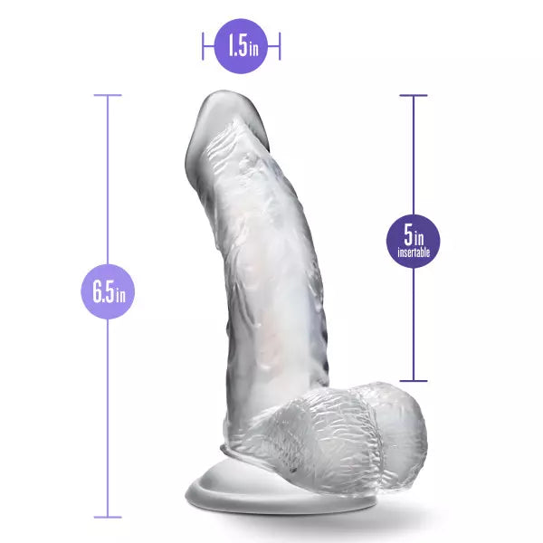 Dildo Diamond Transparente de 6