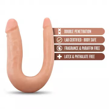 Dildo Doble en U Vainilla-Salvaje Sex Store