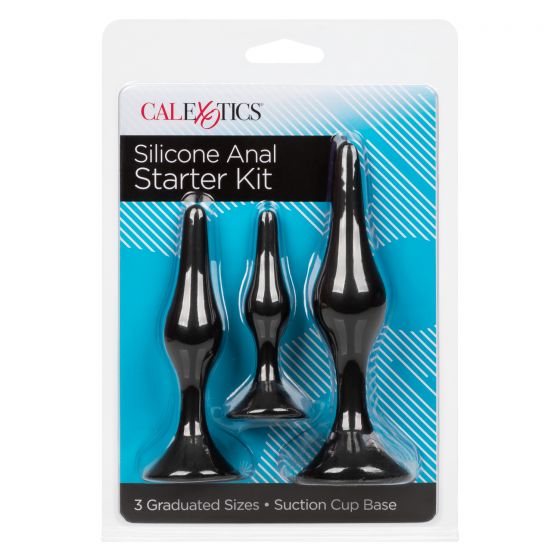 Kit Entrenamiento Plugs Anal Calexotics en Silicona-Salvaje Sex Store