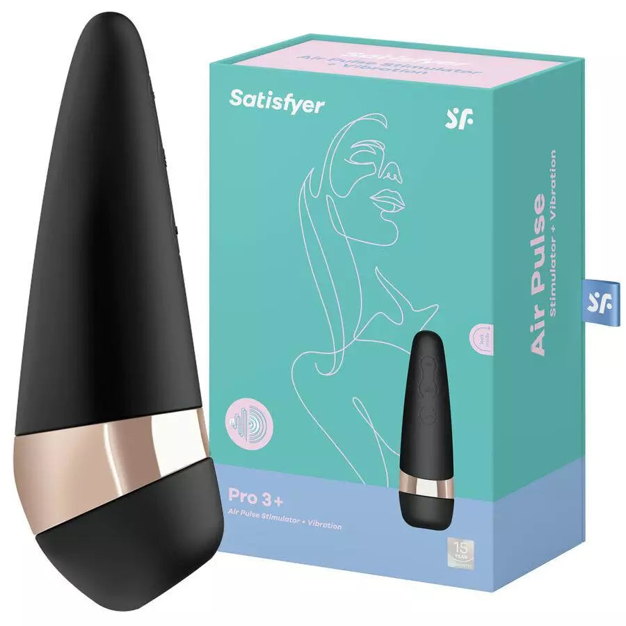 Satisfyer Pro 3 Air Pulse+ multiorgásmico orgánico gratis-Vibrador Satisfyer-Salvaje Sex Store