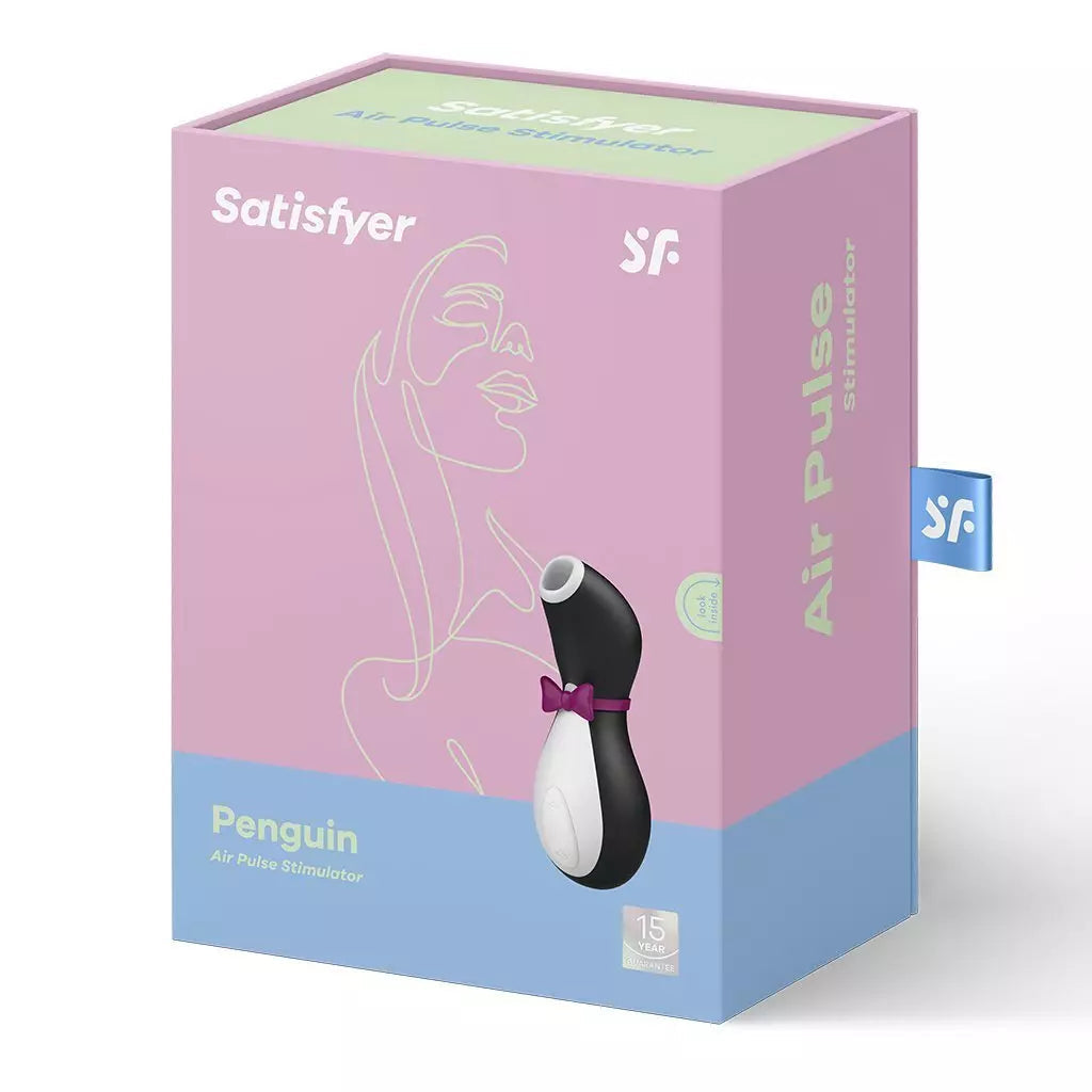 Succionador clítoris Vibrador Satisfyer Penguin Air Pulse-Vibrador Satisfyer-Salvaje Sex Store