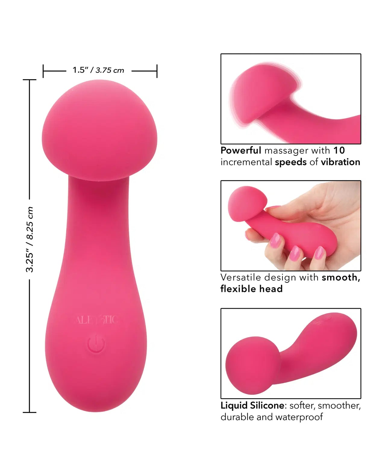 Vibrador Recargable Pïxies Exciter-Salvaje Sex Store