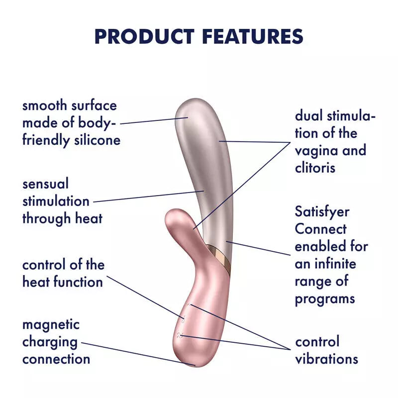 Vibrador Satisfyer Hot Lover Rosado-Salvaje Sex Store