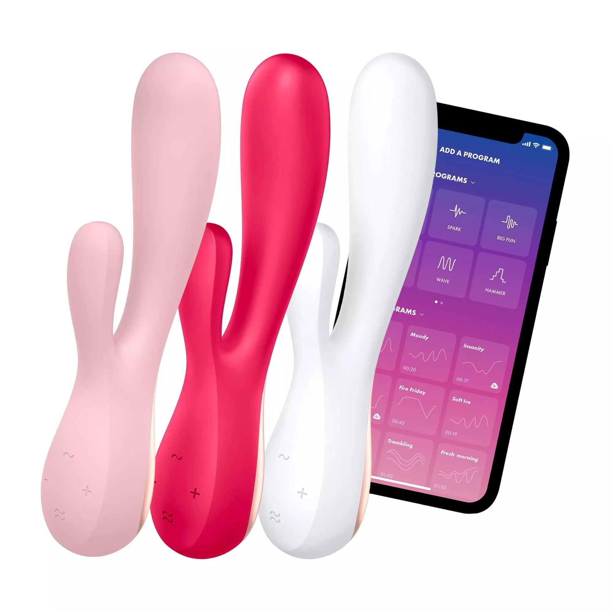 Vibrador Satisfyer Mono Flex Blanco Con App-Vibrador Satisfyer-Salvaje Sex Store