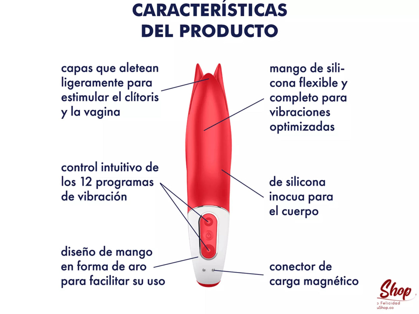 Vibrador Satisfyer Vibes Power Flower-Vibradores, juguetes sexuales-Salvaje Sex Store