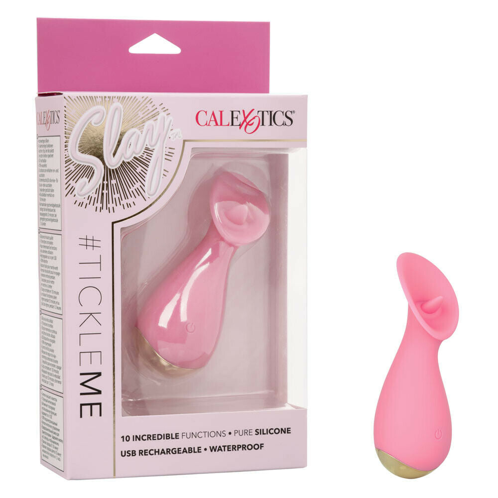 Vibrador Slay Tickle Me Recargable Calexotics-Vibradores, juguetes sexuales-Salvaje Sex Store