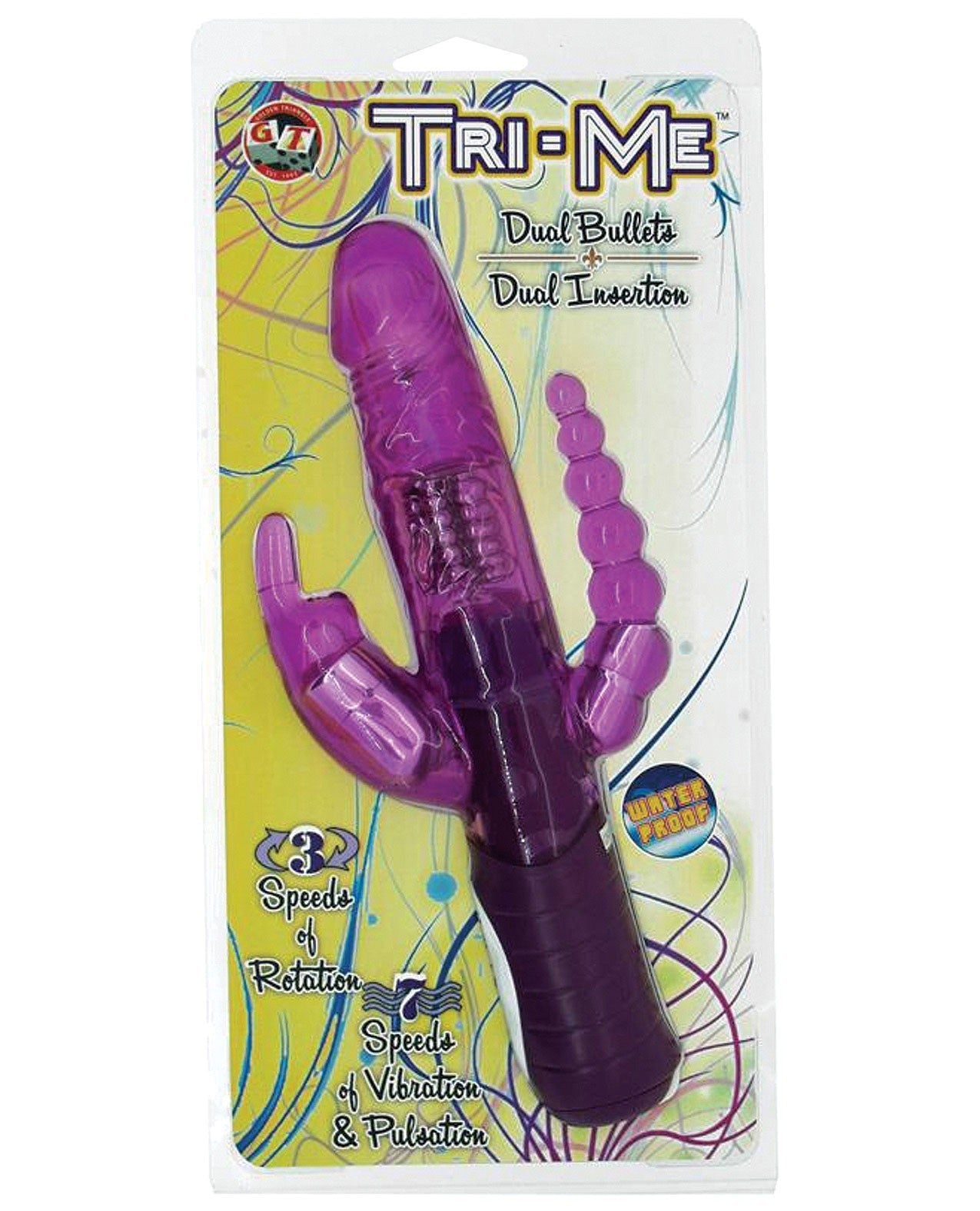 Vibrador Tri - Me Púrpura-Salvaje Sex Store