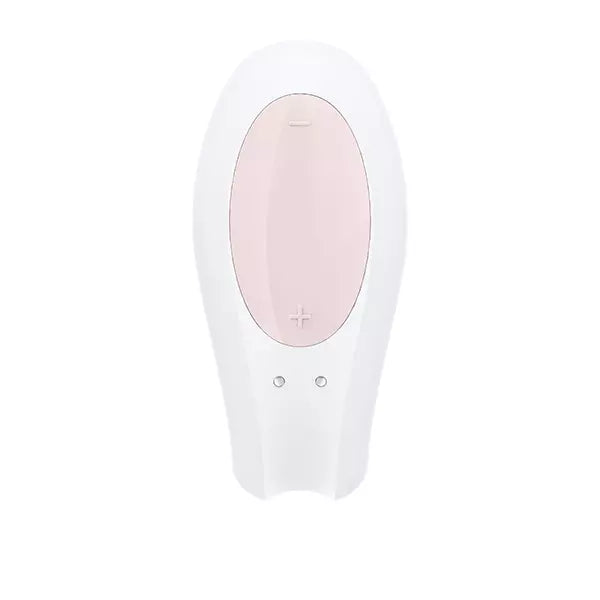 Vibrador de Parejas Satisfyer Double Joy Blanco App-Salvaje Sex Store