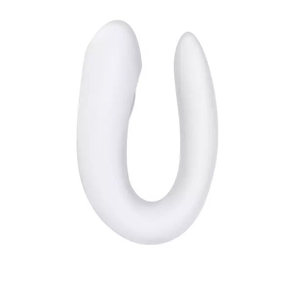 Vibrador de Parejas Satisfyer Double Joy Blanco App-Salvaje Sex Store