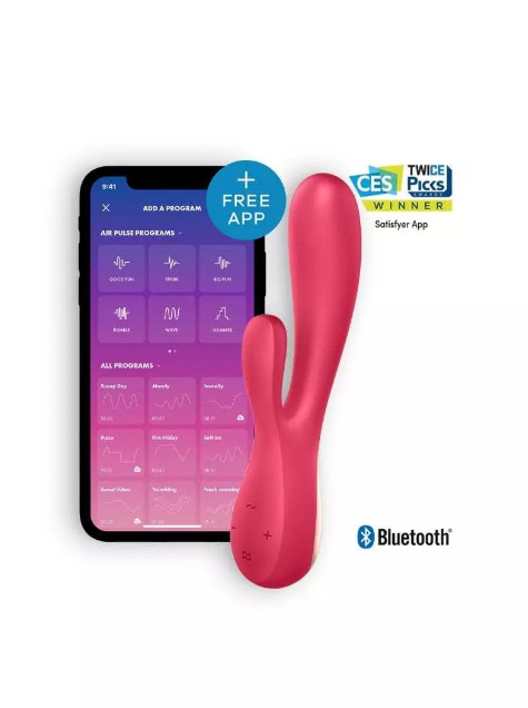 Vibrador Satisfyer Mono Flex Rojo Con App